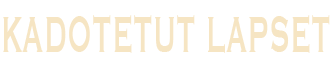 KADOTETUT LAPSET logo